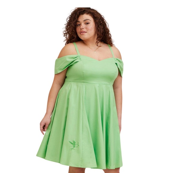 Torrid NWOT Tinkerbell Dress size 26 (Torrid 4) - Picture 1 of 4